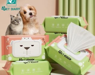 80pc Pet Dog Cat Wipes Mul...