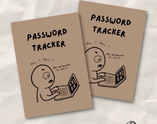 Password Tracker Booklet