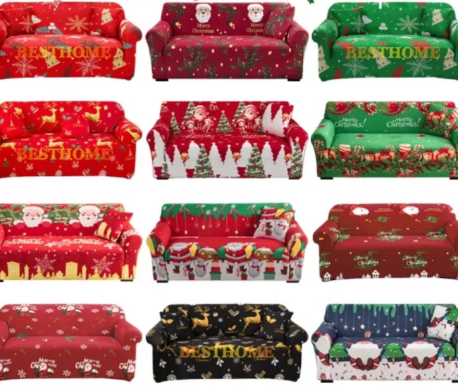 Christmas Sofa Cover for 1/2/3/4 Seater