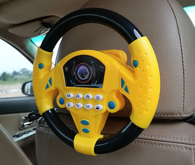 Faux Steering Wheel Toy For Kids