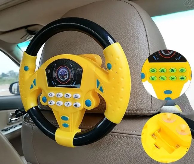 Interactive Steering Wheel Music Toy