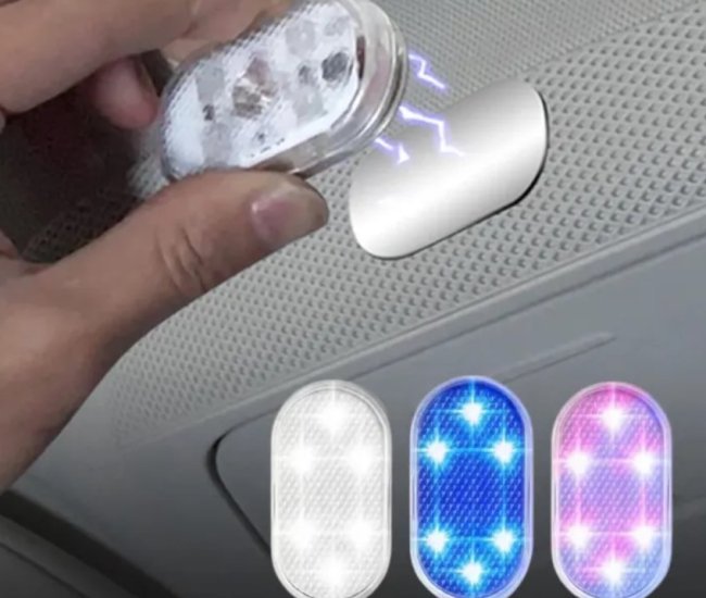 Mini Car Magnetic LED Touch Switch Light