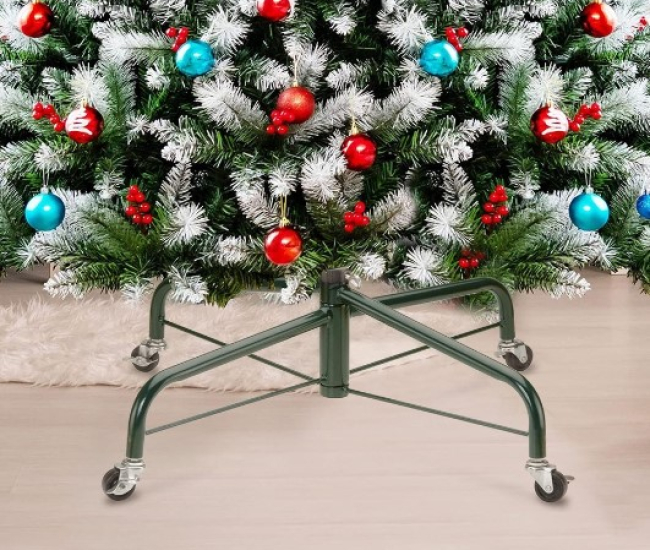 Rolling Christmas Tree Stand