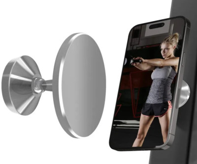 Dual Magnetic Gym Phone Holder - Ideal for Fitness Video Selfies