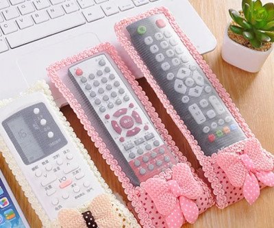 Lace Little Bear TV Remote Control Protective Cover