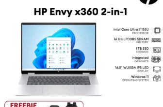 HP Envy 16-inch 2-in-1 Touchscreen Laptop (Intel Core Ultra 7, 16GB RAM, 1TB SSD)
