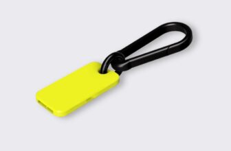 Compact EDC Slim Whistle with Carabiner Keychain Tool