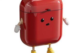 CHUMX Creative Large Capacity Trash Can for Kitchen, Bathroom, and Bedroom