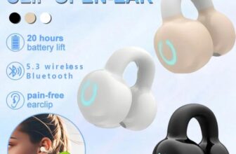 New Ear Clip Bluetooth Headset with Breathing Light