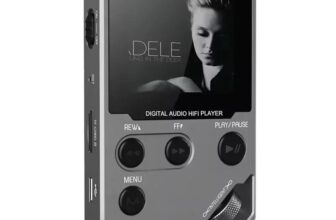 C5 8GB Lossless Bluetooth MP3 Music Player with Zinc Alloy Body, Rotary Controls, Wireless Connection, FM Radio, and Voice Recorder