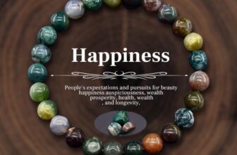 An 8mm natural stone beaded bracelet, suitable for both women and men, featuring a variety of crystals like Amethyst, Quartz, Agate, and Tiger Eye, designed as an elastic bangle for good luck.