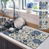 National Style Absorbent Diatomite Dish Drying Mat