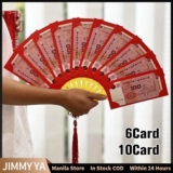 Fan-Shaped Lucky Money Red Pockets for Chinese New Year
