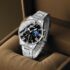 Nary 6127 Luminous Stainless Steel Couple’s Watch Set