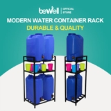 Bewell Heavy-Duty Stainless Steel Water Gallon Rack