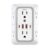 Universal US Multi-Socket Wall Charger with 6 AC Outlets and 4 USB Ports