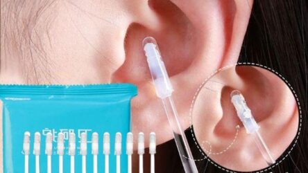 Dorisna 24-Piece Disposable Sticky Ear Swabs for Gentle Earwax Removal