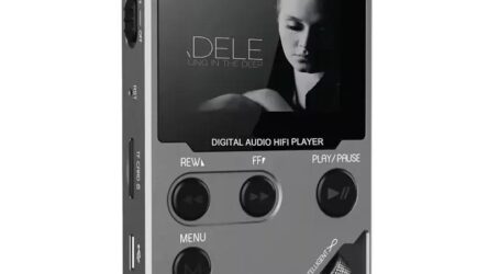 C5 8GB Lossless Bluetooth MP3 Music Player with Zinc Alloy Body, Rotary Controls, Wireless Connection, FM Radio, and Voice Recorder