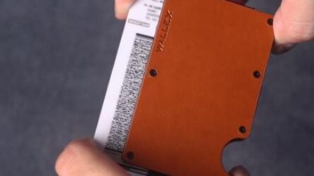 Wallex S Leather Slim RFID Cardholder Wallet