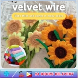 100-Piece Colorful Glitter Pipe Cleaners for Kids’ DIY Crafts