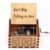 Enchanting Hand-Cranked Wooden Music Box with Classic Melodies